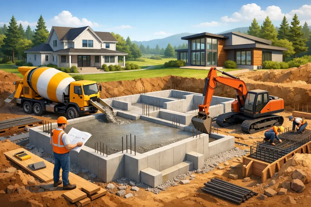 Choosing a Foundation Contractor for Custom Homes