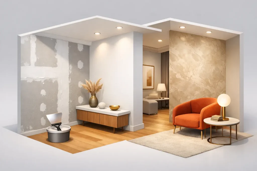 Drywall Finishes That Define a Refined Interior