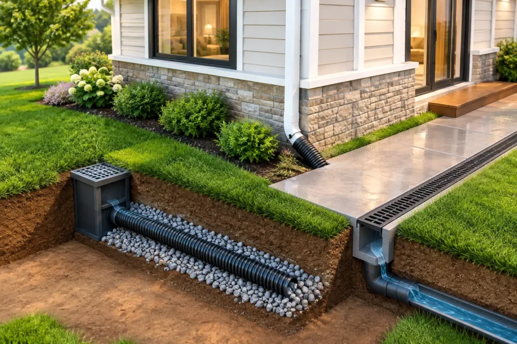 Best Exterior Drainage Solutions for Homes