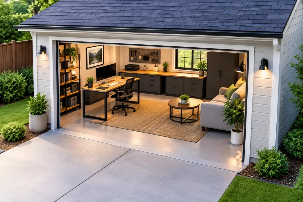Can a Garage Become an Office? What It Takes