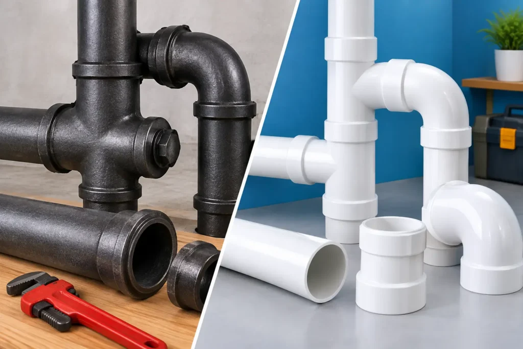 Cast Iron Versus PVC Plumbing for Your Project