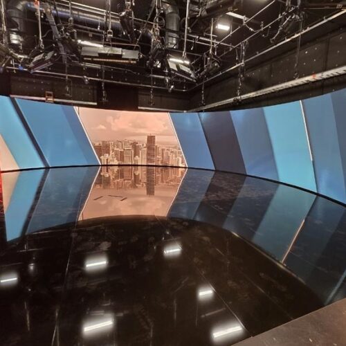 Commercial studio flooring installed by FL Elite Builders